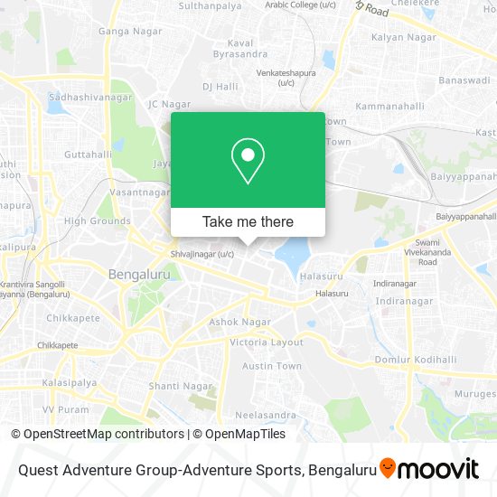 Quest Adventure Group-Adventure Sports map