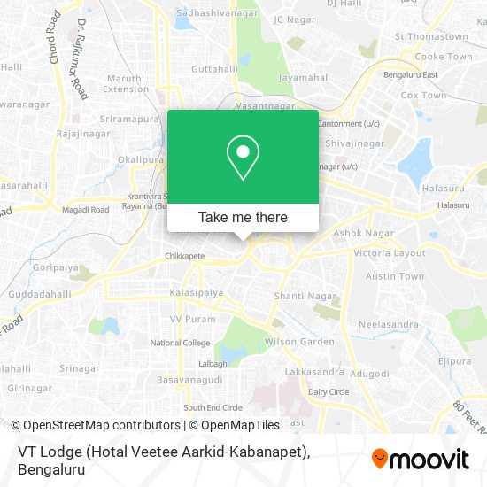 VT Lodge (Hotal Veetee Aarkid-Kabanapet) map