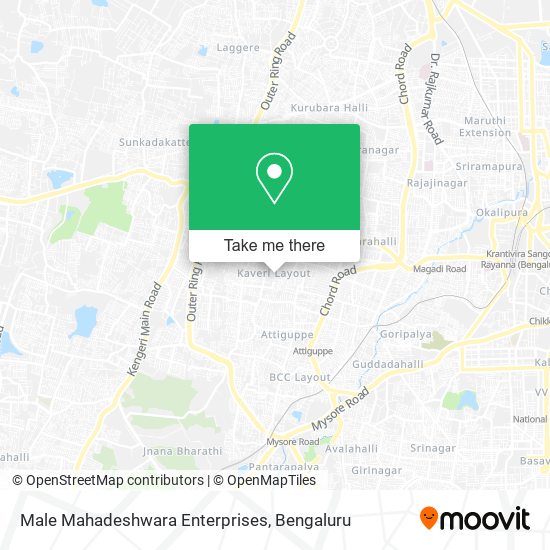 Male Mahadeshwara Enterprises map
