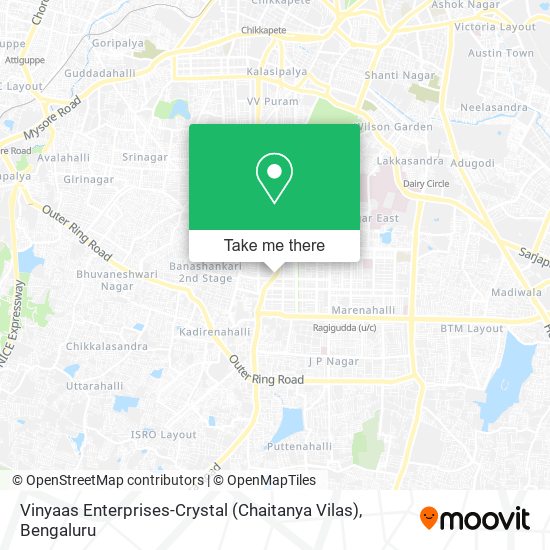 Vinyaas Enterprises-Crystal (Chaitanya Vilas) map