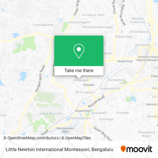 Little Newton International Montessori map