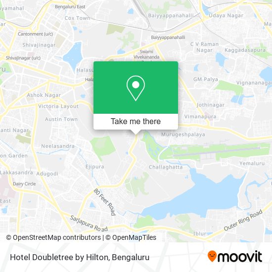 Hotel Doubletree by Hilton map