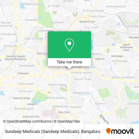 Sundeep Medicals (Sandeep Medicals) map