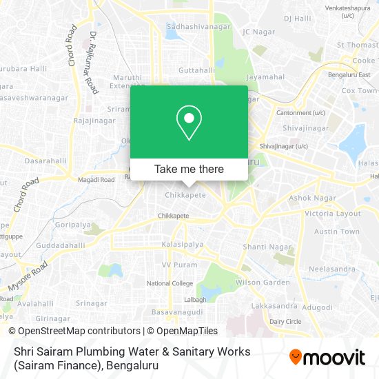 Shri Sairam Plumbing Water & Sanitary Works (Sairam Finance) map