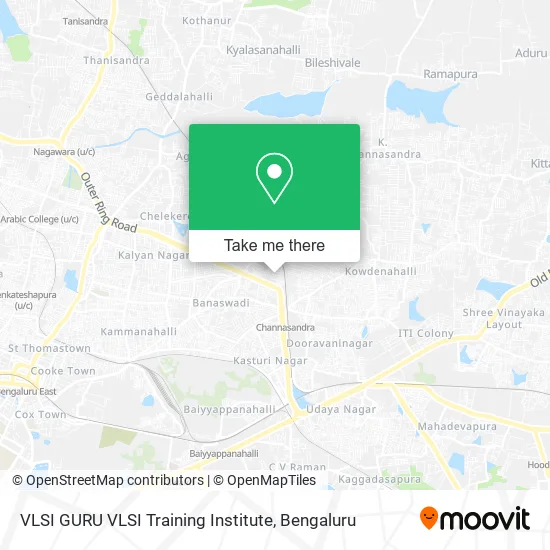VLSI GURU VLSI Training Institute map