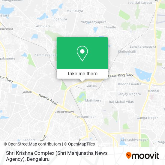 Shri Krishna Complex (Shri Manjunatha News Agency) map