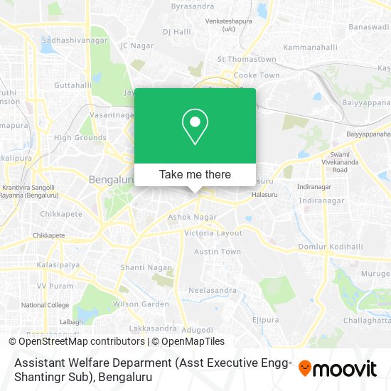 Assistant Welfare Deparment (Asst Executive Engg-Shantingr Sub) map