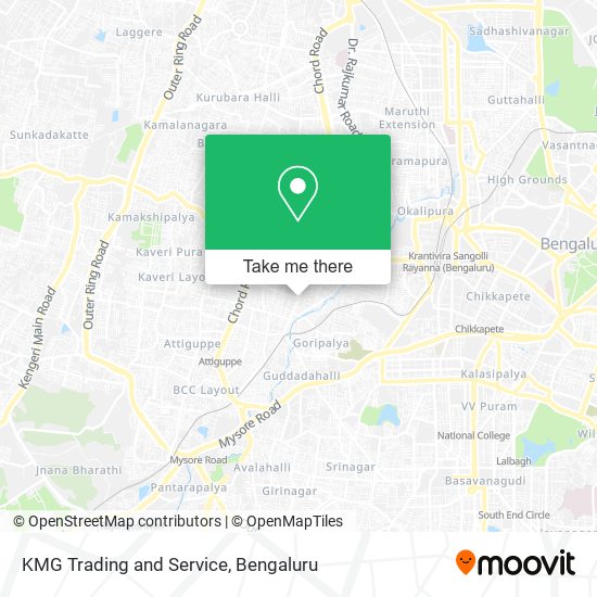 KMG Trading and Service map