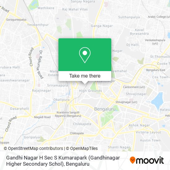 Gandhi Nagar H Sec S Kumarapark (Gandhinagar Higher Secondary Schol) map