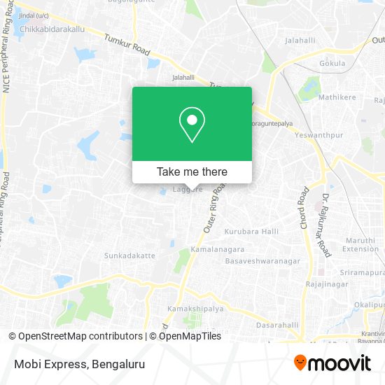 Mobi Express map