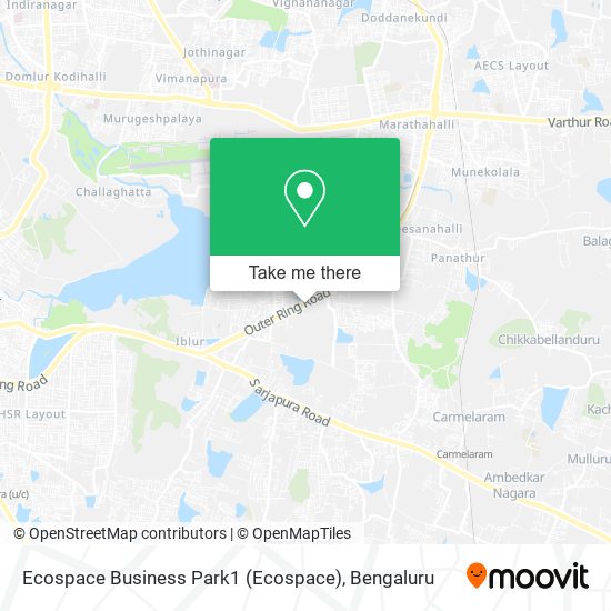 Ecospace Business Park1 map