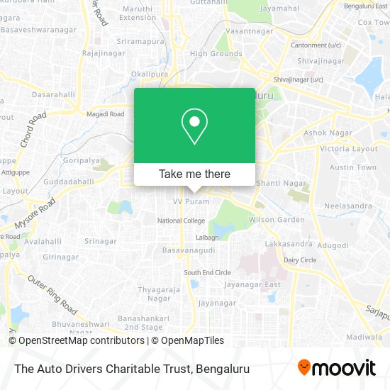 The Auto Drivers Charitable Trust map