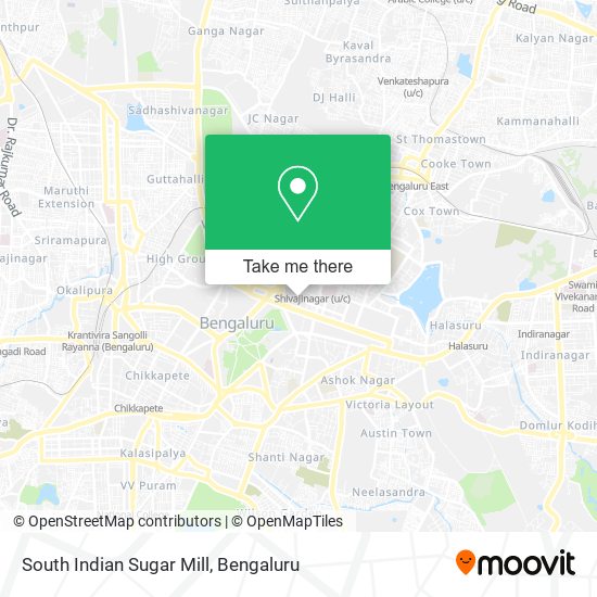 South Indian Sugar Mill map