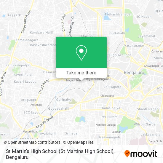 St Martin's High School (St Martins High School) map