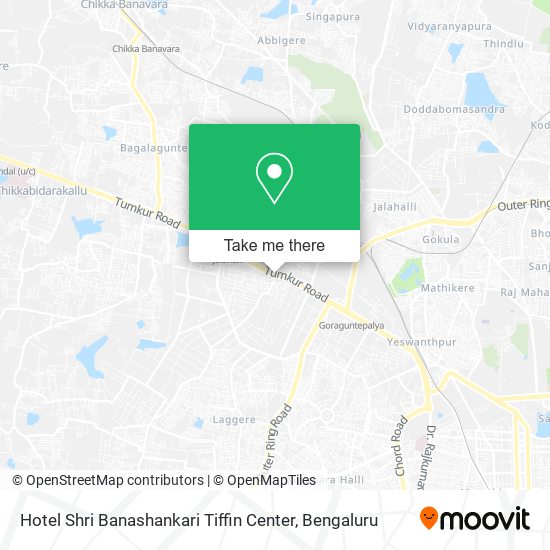 Hotel Shri Banashankari Tiffin Center map