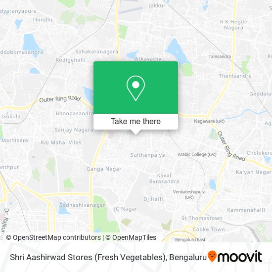 Shri Aashirwad Stores (Fresh Vegetables) map