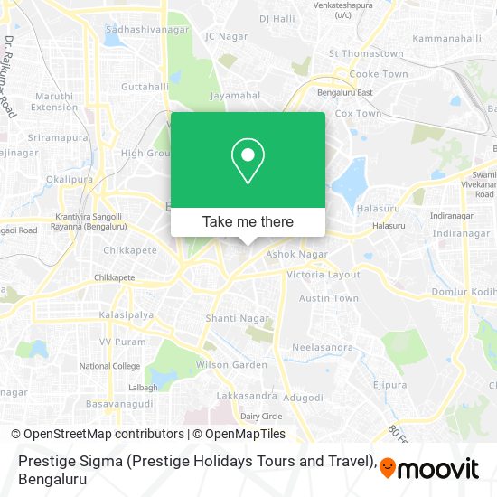 Prestige Sigma (Prestige Holidays Tours and Travel) map