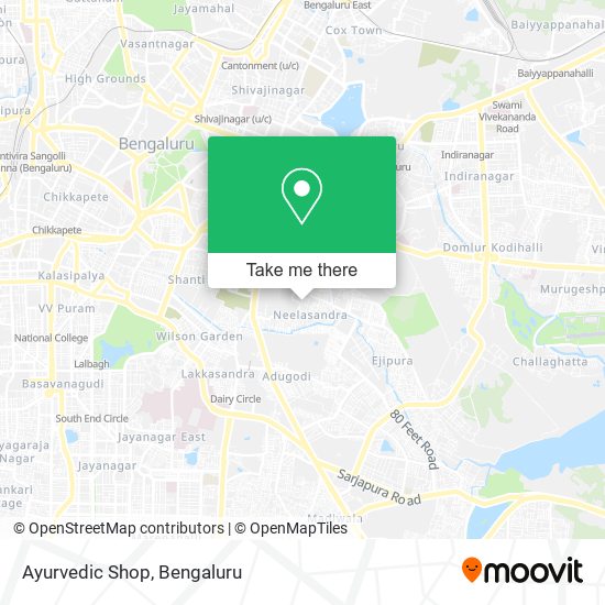 Ayurvedic Shop map