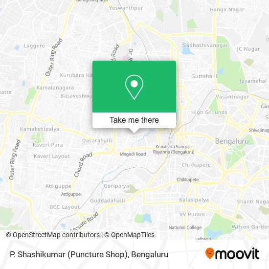 P. Shashikumar (Puncture Shop) map