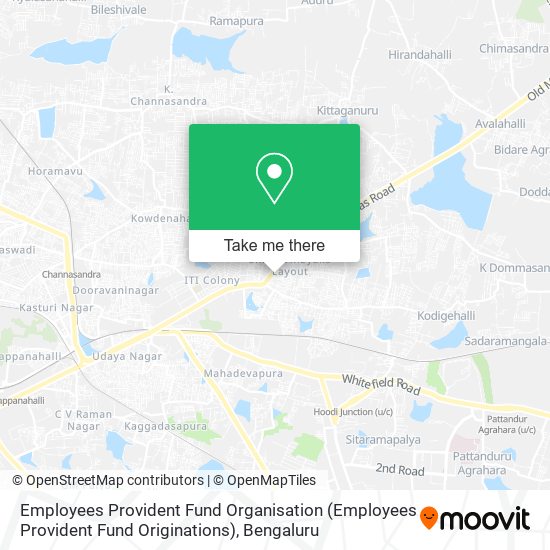 Employees Provident Fund Organisation map