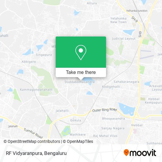 RF Vidyaranpura map