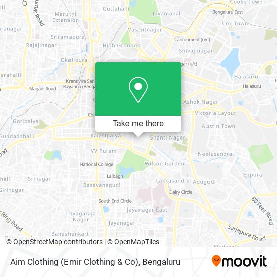 Aim Clothing (Emir Clothing & Co) map