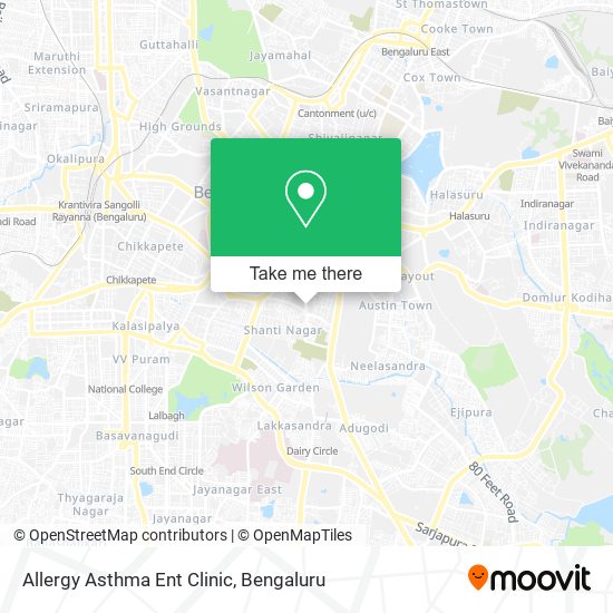 Allergy Asthma Ent Clinic map