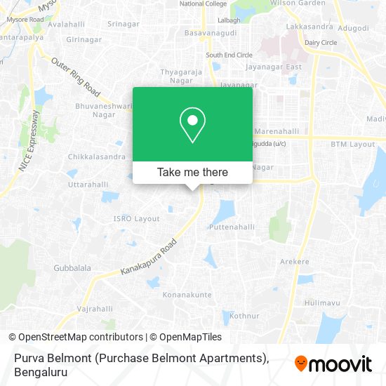 Purva Belmont (Purchase Belmont Apartments) map