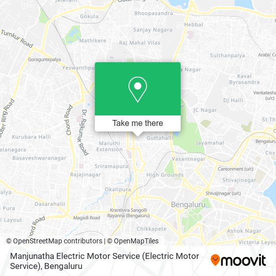 Manjunatha Electric Motor Service map