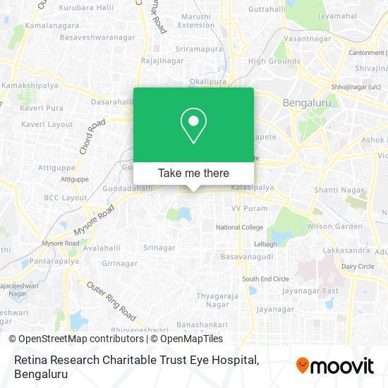 Retina Research Charitable Trust Eye Hospital map