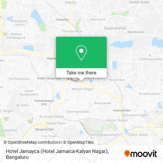 Hotel Jamayca (Hotel Jamaica-Kalyan Nagar) map