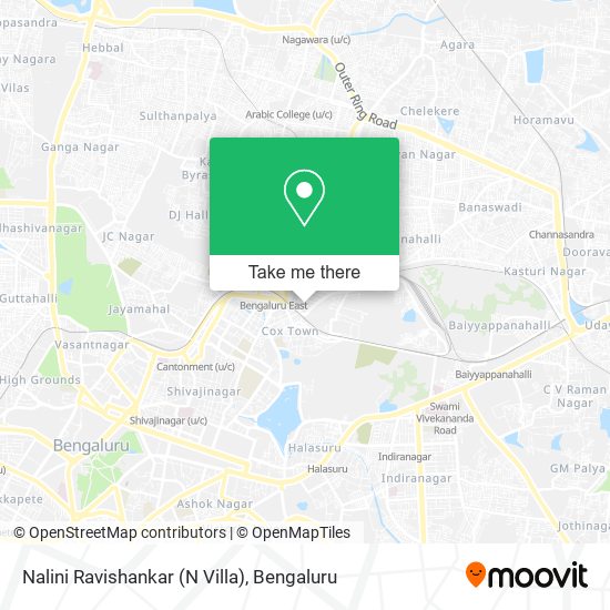 Nalini Ravishankar (N Villa) map