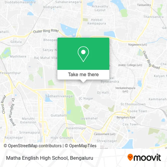 Matha English High School map