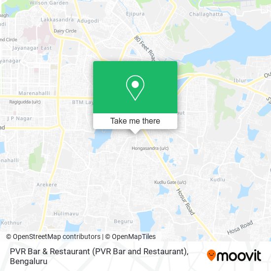 PVR Bar & Restaurant map