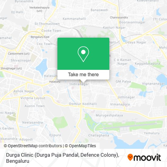 Durga Clinic (Durga Puja Pandal, Defence Colony) map