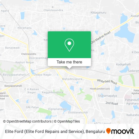 Elite Ford (Elite Ford Repairs and Service) map