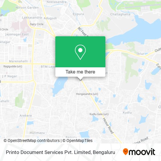 Printo Document Services Pvt. Limited map