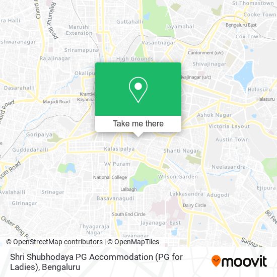 Shri Shubhodaya PG Accommodation (PG for Ladies) map