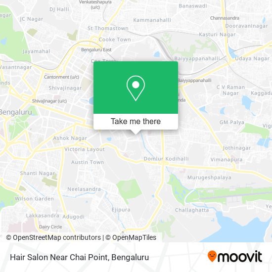 Hair Salon Near Chai Point map