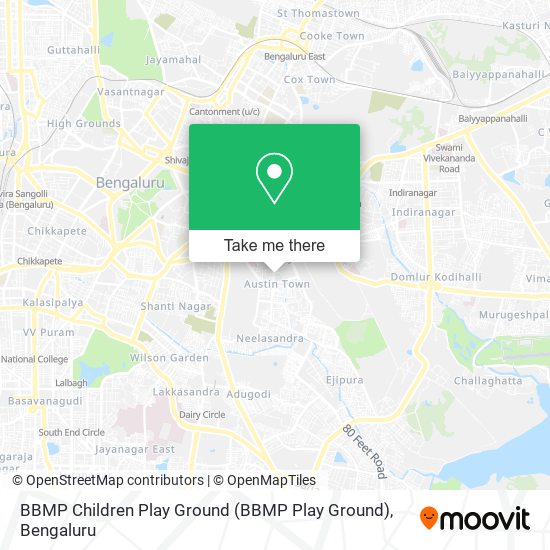 BBMP Children Play Ground map