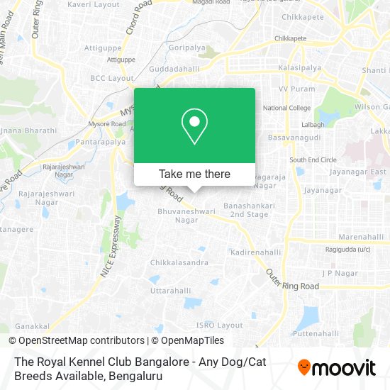 The Royal Kennel Club Bangalore - Any Dog / Cat Breeds Available map