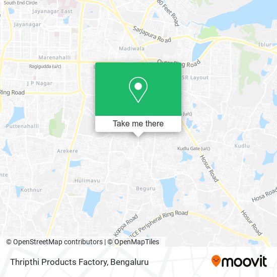 Thripthi Products Factory map