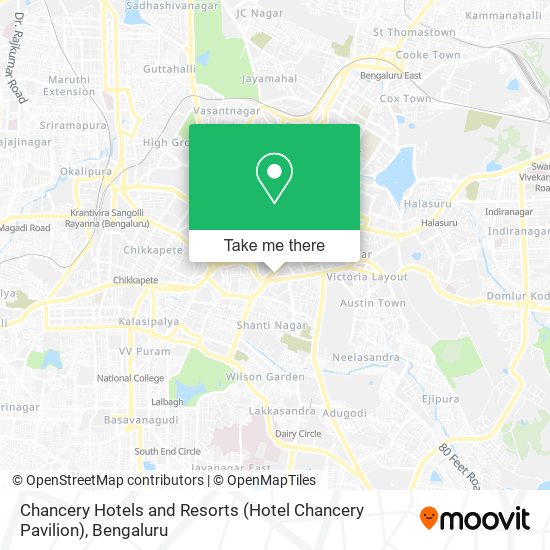 Chancery Hotels and Resorts (Hotel Chancery Pavilion) map