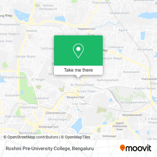 Roshini Pre-University College map