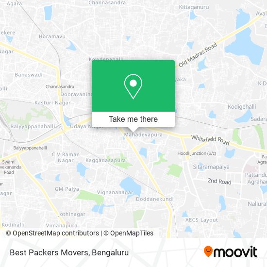 Best Packers Movers map
