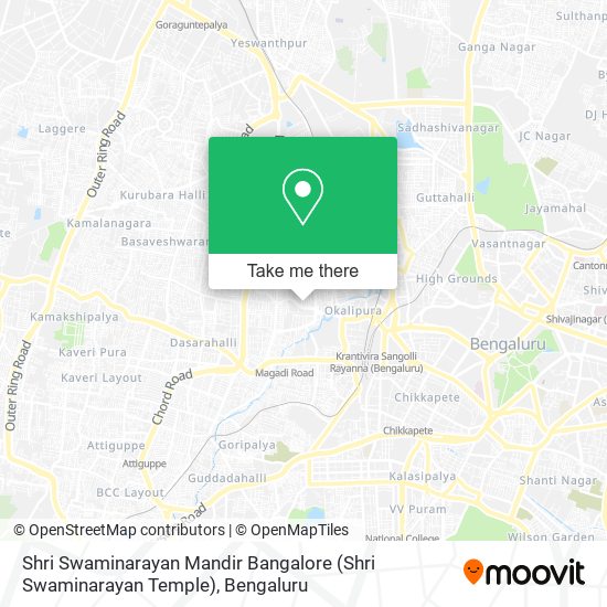 Shri Swaminarayan Mandir Bangalore (Shri Swaminarayan Temple) map