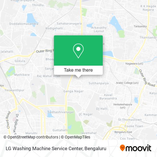 LG Washing Machine Service Center map