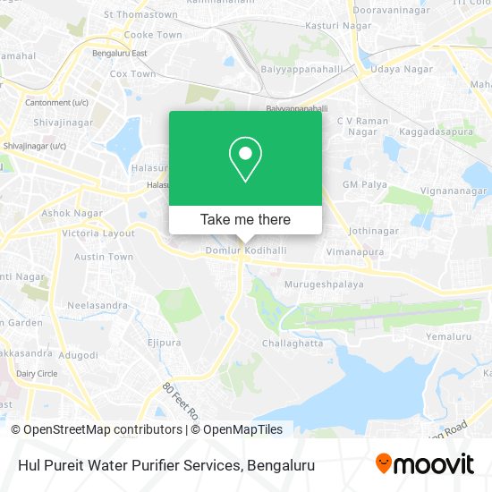 Hul Pureit Water Purifier Services map