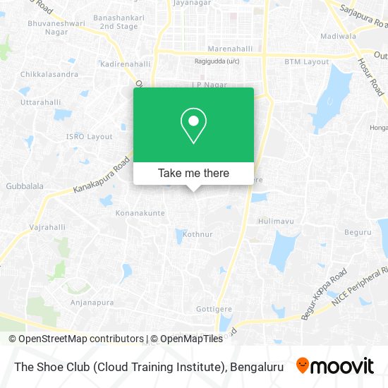 The Shoe Club (Cloud Training Institute) map