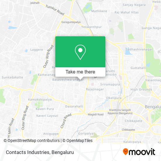 Contacts Industries map